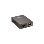 Imagen del convertidor de medio D-Link de 1000 Mbit/s en color gris, SKU DMC-G01LC/E, ideal para redes de alta velocidad.