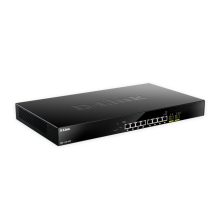 Switch D-Link DMS-1100-10TP Gestionado L2, 2.5G Ethernet, PoE, 1U en color negro. SKU: DMS-1100-10TP