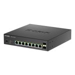 D-Link switch gestionado DMS-1250-10SPL con 10 puertos 2.5G Ethernet, soporte PoE, en color negro, SKU DMS-1250-10SPL/E