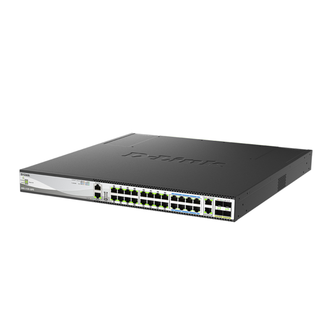 D-Link DMS-3130-30PS Gestionado L3 10G Ethernet (100/1000/10000) Energía sobre Ethernet (PoE) Negro 3 D-Link DMS-3130-30PS ideal para empresas y campus educativos