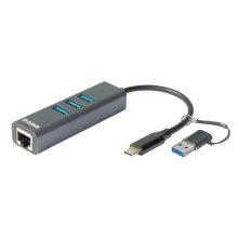 Base para portátil y replicador de puertos D-Link DUB-2332 alámbrico USB Tipo C gris, SKU DUB-2332