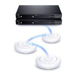 Imagen del D-Link AX3600 Router Inalámbrico en color blanco, soporta 19216 Mbit/s y cuenta con energía sobre Ethernet. SKU: DWL-X8630AP