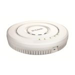Imagen del D-Link AX3600 Router Inalámbrico en color blanco, soporta 19216 Mbit/s y cuenta con energía sobre Ethernet. SKU: DWL-X8630AP