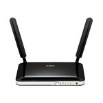 Router inalámbrico D-Link modelo DWR-921/E, con conexión Ethernet rápida y banda única 2.4 GHz, compatible con 4G. SKU: DWR-921/E.
