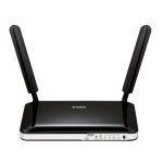 D-Link DWR-921 router inalámbrico Ethernet rápido 4G en colores negro y blanco. SKU: DWR-921