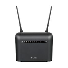 Router inalámbrico D-Link AC1200, Gigabit Ethernet, doble banda 2,4 GHz y 5 GHz, en color negro. SKU: DWR-953V2