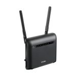 Router inalámbrico D-Link AC1200, Gigabit Ethernet, doble banda 2,4 GHz y 5 GHz, en color negro. SKU: DWR-953V2