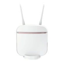 Imagen del D-Link DWR-978/E, un router inalámbrico Gigabit Ethernet de doble banda (2,4 GHz / 5 GHz), compatible con 5G y de color blanco. SKU: DWR-978/E