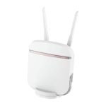 Imagen del D-Link DWR-978/E, un router inalámbrico Gigabit Ethernet de doble banda (2,4 GHz / 5 GHz), compatible con 5G y de color blanco. SKU: DWR-978/E