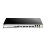 D-Link DXS-1210-16TC/E switch gestionado L2 con 16 puertos 10G Ethernet, color gris, SKU DXS-1210-16TC/E