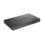 Switch gestionado D-Link DXS-3410-32XY con 32 puertos Fast Ethernet, L3 en color negro. SKU: DXS-3410-32XY