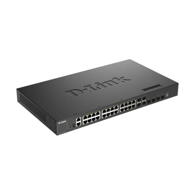 D-Link DXS-3410-32XY switch Gestionado L3 Fast Ethernet (10/100) Negro 2 Switch D-Link DXS-3410-32XY en rack