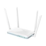 Router inalámbrico D-Link G403 de banda única (2,4 GHz) 4G en color blanco, con Ethernet rápido. SKU G403.