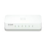 D-Link GO-SW-5E/E, switch no administrado de 5 puertos Fast Ethernet (10/100), color blanco, SKU GO-SW-5E/E