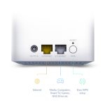 D-Link EAGLE PRO AI AX1500 dual-band Wi-Fi 6 router in white, supporting 2.4 GHz and 5 GHz, SKU M15-2