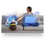 D-Link EAGLE PRO AI AX1500 dual-band Wi-Fi 6 router in white, supporting 2.4 GHz and 5 GHz, SKU M15-2