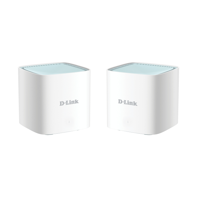 D-Link EAGLE PRO AI AX1500 Wi-Fi 6 dual-band router D-Link EAGLE PRO AI AX1500 dual-band Wi-Fi 6 router in white, supporting 2.4 GHz and 5 GHz, SKU M15-2