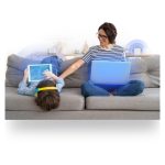 Enrutador inalámbrico D-Link EAGLE PRO AI AX3200 con tecnología de doble banda (2,4 GHz / 5 GHz), compatible con Wi-Fi 6 (802.11ax), color blanco. SKU M32-2.