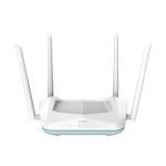 D-Link R15 router blanco con características Gigabit Ethernet y doble banda 2,4 GHz / 5 GHz. SKU: R15.