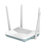 D-Link R15 router blanco con características Gigabit Ethernet y doble banda 2,4 GHz / 5 GHz. SKU: R15.