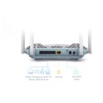 Router inalámbrico D-Link R32 de doble banda con frecuencias de 2,4 GHz y 5 GHz en color blanco, SKU R32/E