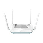 Router inalámbrico D-Link R32 de doble banda con frecuencias de 2,4 GHz y 5 GHz en color blanco, SKU R32/E