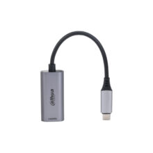 Imagen del cable Dahua Technology TC31H que conecta dispositivos USB Tipo C a HDMI Estándar, color gris, SKU TC31H