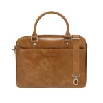 Maletín bronceado para portátil de 16 pulgadas de dbramante1928 con SKU BG16GT001496, ideal para uso profesional y ejecutivo