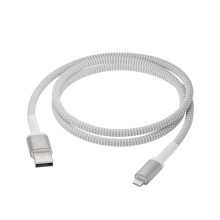 nedbramante1928 CB12ALGR7115 cable de conector Lightning de 1,2 metros en color blanco, ideal para cargar y sincronizar dispositivos Apple