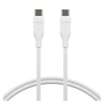 Cable USB a USB C de 1,2 metros en color blanco con SKU CB12CCWH7089