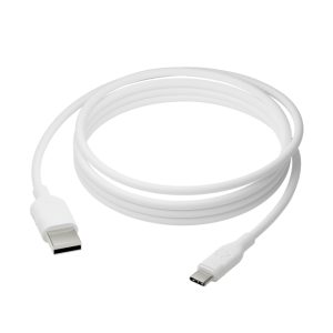 Cable USB de nedbramante1928, 2,5 metros, USB 2.0 de Tipo A a Tipo C, color blanco. SKU: CB25ACWH7090