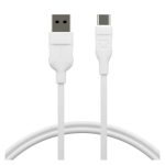 Cable USB de nedbramante1928, 2,5 metros, USB 2.0 de Tipo A a Tipo C, color blanco. SKU: CB25ACWH7090
