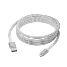 Cable de conector Lightning blanco NDbramante1928 de 2,5 metros, SKU CB25ALGR7119