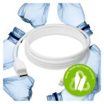 Cable nedbramante1928 con conector Lightning, longitud de 2,5 metros, color blanco, SKU: CB25ALWH7086