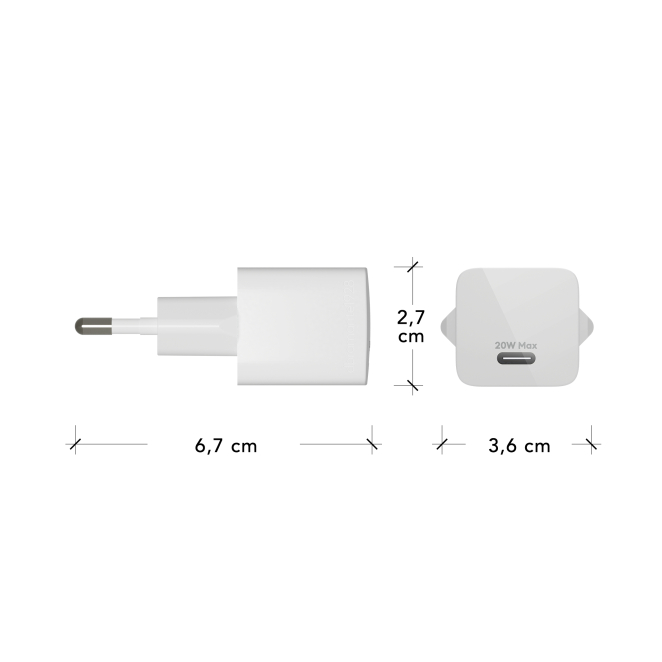 dbramante1928 CH20EUWH7093 cargador de dispositivo móvil Universal Blanco Corriente alterna Interior 4 dbramante1928 CH20EUWH7093 cargador de dispositivo móvil conectado cargando un dispositivo