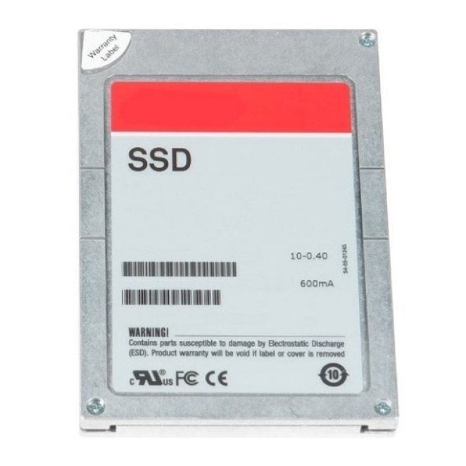 DELL disco duro SSD 960 GB 2.5 pulgadas SAS de alto rendimiento Vista del DELL 400-BEPI unidad de estado sólido de 960 GB, formato 2.5 pulgadas, interfaz SAS