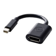 Cable DisplayPort de DELL, modelo 450-19125, de 0,203 metros, con Mini DisplayPort en color Negro, ideal para conexiones de alta definición