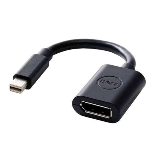 Cable DisplayPort de DELL, modelo 450-19125, de 0,203 metros, con Mini DisplayPort en color Negro, ideal para conexiones de alta definición