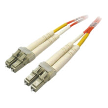Imagen del Cable de Fibra Óptica e InfiniBand DELL de 10 metros con conectores LC en color gris, SKU 470-10642.