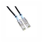 Cable DELL Serial Attached SCSI SAS de 2 metros en colores negro y plata. SKU: 470-11676.