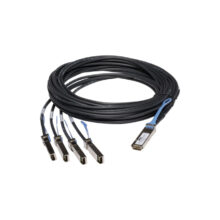 Cable de fibra óptica DELL 0,5m QSFP+ a 4x SFP+, ideal para centros de datos SKU 470-13546