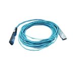 Cable DELL de fibra óptica e InfiniBand de 7 metros, tipo QSFP28 DAC, color aguamarina. SKU 470-ABPI