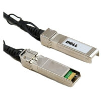 DELL 470-ABPS cable de fibra óptica e InfiniBand, 2 metros de longitud, con conexión SFP+, color negro.