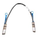 Cable de fibra óptica e InfiniBand DELL de 0,5 metros, compatible con QSFP28 en color negro, SKU 470-ABPW