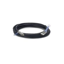 Cable de fibra óptica DELL InfiniBand 2 metros QSFP28 en color negro y plata. SKU 470-ABQG.