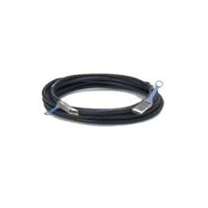 Cable de fibra óptica DELL InfiniBand 2 metros QSFP28 en color negro y plata. SKU 470-ABQG.