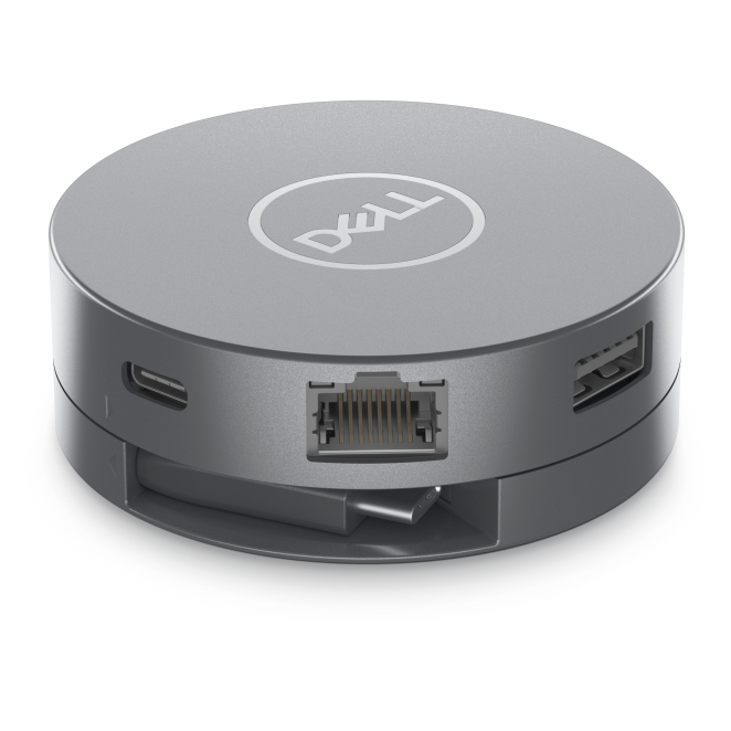 DELL Adaptador multipuerto USB-C 6 en 1 compacto Adaptador multipuerto DELL USB-C 6 en 1, compacto y versátil, modelo DA305 (DELLDA305Z)
