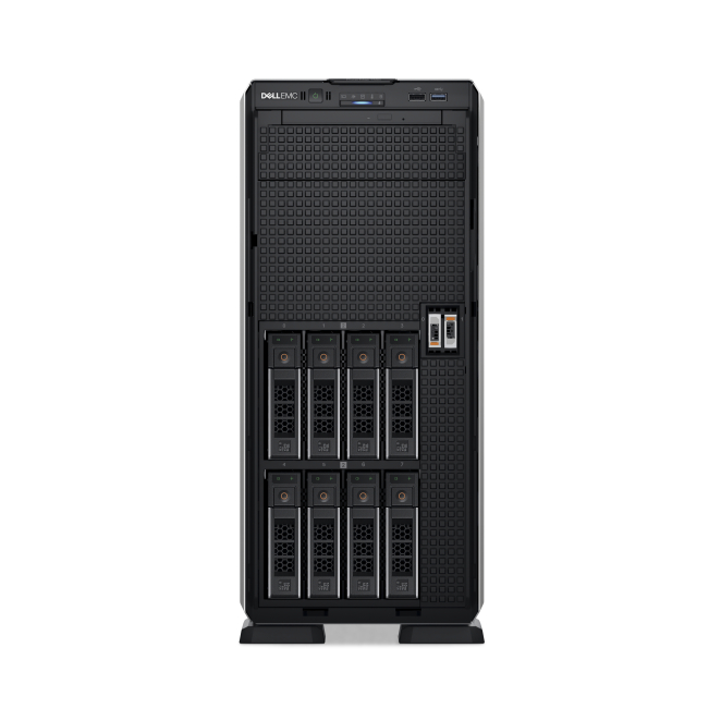 DELL PowerEdge T550 servidor torre con Intel Xeon Silver 4310 2.1 GHz Servidor DELL PowerEdge T550 en formato torre con procesador Intel Xeon Silver 4310 a 2.1 GHz, 32 GB de memoria DDR4-SDRAM, 480 GB de almacenamiento y fuente de alimentación de 1100 W, SKU 4MX69