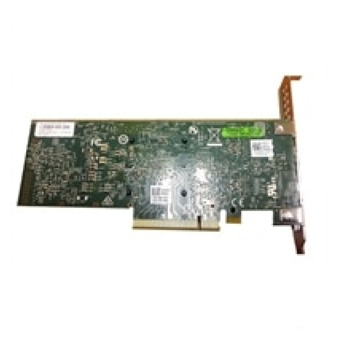 DELL tarjeta de red Broadcom 57412 fibra 10000 Mbit/s Imagen de la tarjeta de red interna DELL Broadcom 57412 con conectividad de fibra y velocidad de 10000 Mbit/s, SKU 540-BBUN