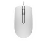 Ratón con cable DELL MS116 en color blanco, ideal para uso diario. SKU: 570-AAIP